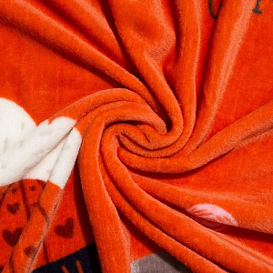 Плед Крошка Я "Енот" 100х140см, велсофт, 100% полиэстер 4583556 000000000001202342