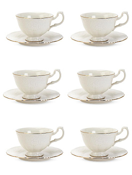 Набор чайный 12 предметов 250мл Beatrice фарфор 000000000001229759