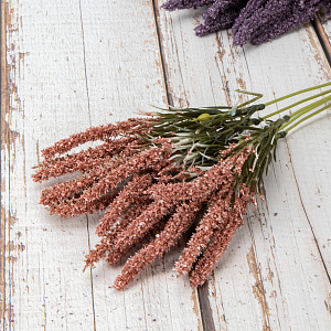 Цветок искусственный Лаванда 36см пепельно-розовая 000000000001218440