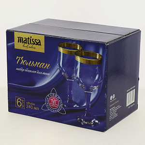 Набор фужеров для вина Тюльпан Pasabahce, 240мл, 6 шт. 000000000001133261