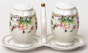 Набор для специй 2шт BALSFORD Стефания (солонка/перечница) подарочная упаковка фарфор 000000000001203918