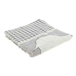 Полотенце 50х70см CLEANELLY Ока махровое Плотность 420гр серое пестроткань 100% хлопок 000000000001206877