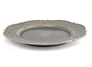 Тарелка обеденная 26,5см Gray глазурованная керамика 000000000001217555