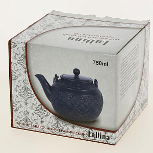 Чайник заварочный керамический ГРАФИТ 750ml 12705Г 000000000001190176