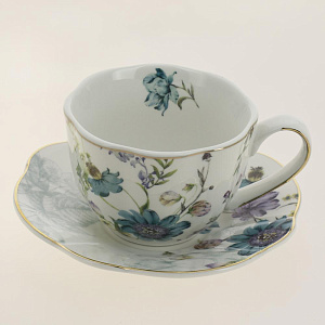 Сервиз чайный 9 предметов (чашка 250мл-4шт/блюдце-4шт/чайник 1,25л) BALSFORD Арма подарочная упаковка фарфор 000000000001205655