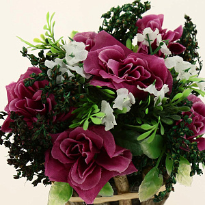 цветок искусственный "Дикая роза"  13смR010457 000000000001189321