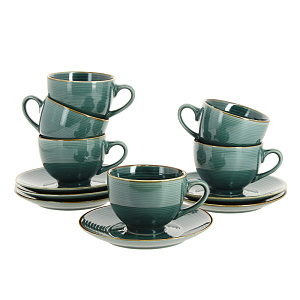 Чайный набор Синий океан Коралл, 12 предметов 000000000001166784