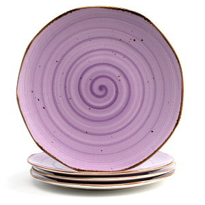 Набор столовой посуды 16 предметов TULU PORSELEN Reactive lavander фарфор 000000000001216227