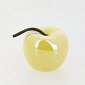 Фигура декоративная 6х5,5см Яблоко желтый керамика