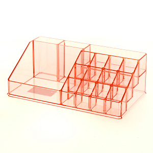 Органайзер д/хранения косметики LILLY розовый, пластикSWP-0940RS 000000000001192310