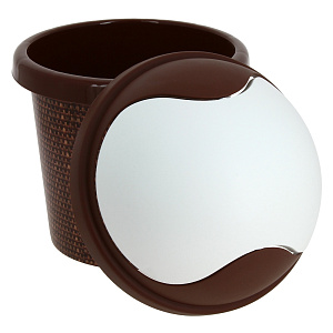 Контейнер для мусора Рогожка Plastic Centre, 7л 000000000001154089