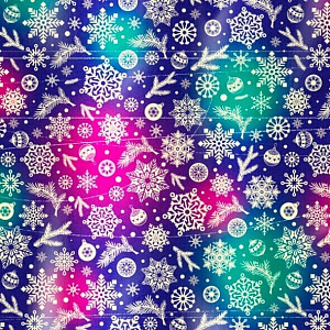 Бумага упаковочная 68,5х100см ИНТЕРПАК Еловые бусы 000000000001215334