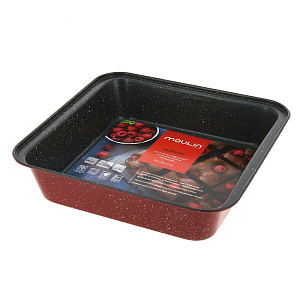 Противень квадратный 23x22x5 Raspberry с а/п,Легко моется, равномерно распределяет тепло, можно использовать без масла,RBWP-024 000000000001190601