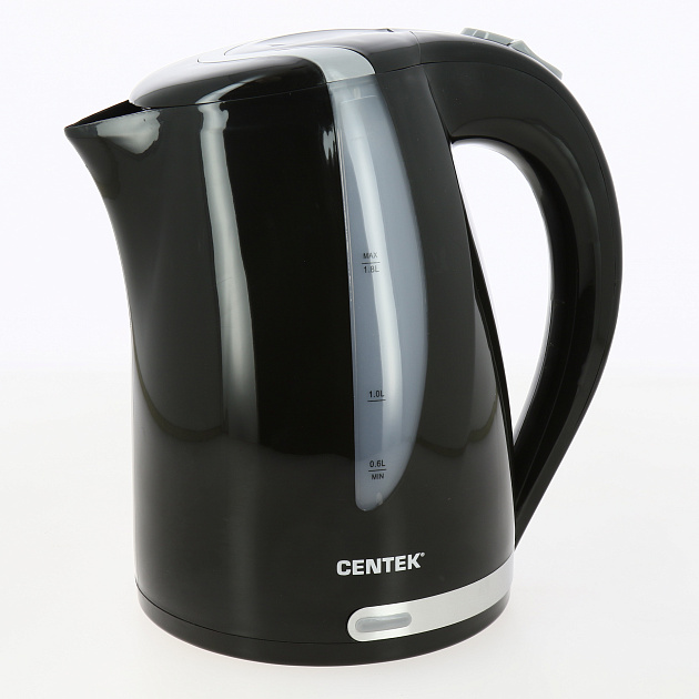 Чайник 1,8л CENTEK CT-0040 Black 2200Вт открывание кнопкой внутренняя подсветка пластик 000000000001212416