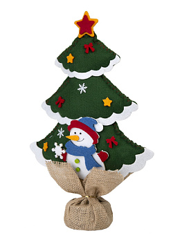 Декоративное украшение 38см ФЕНИКС-ПРЕЗЕНТ Елка в мешочке зеленая 000000000001191242