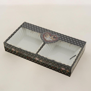 Набор 2 фигурных салатника 16см подарочная упаковка с окном и бантом БАНТ Balsford 101-01044 000000000001193967