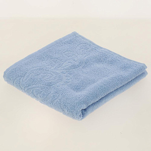 Полотенце 50х90см ДМ Романс махровое плотность 330гр/м васильковый 100% хлопок ПЛ2601-04353,15-4105 000000000001198635