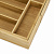 Лоток для столовых приборов 7-ми секционная 39,5х35,5см раздвижной бамбук 000000000001221637