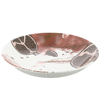 Тарелка суповая D20,5см 320мл LUCKY Гранат керамика 000000000001208742