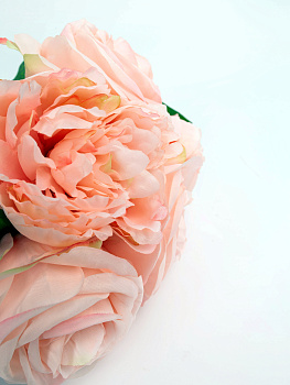 Цветок искусственный "Композиция" 5 бутонов 39см R010772 000000000001196725