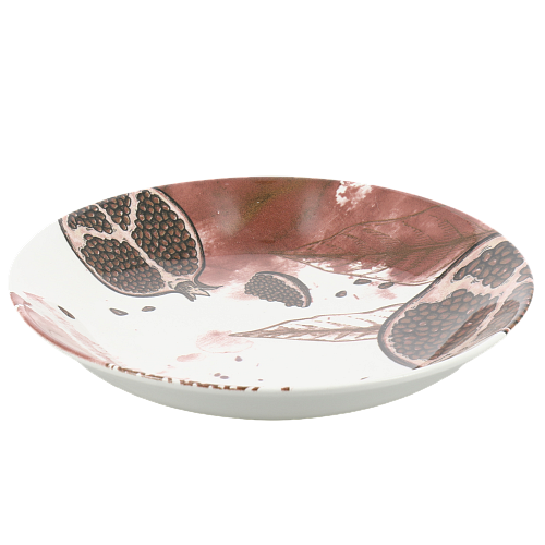 Тарелка суповая D20,5см 320мл LUCKY Гранат керамика 000000000001208742