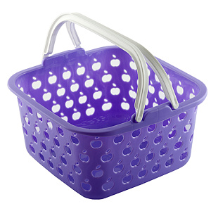 Квадратная корзинка Стайл Полимербыт, 4л, 225х224х129 мм 000000000001091902