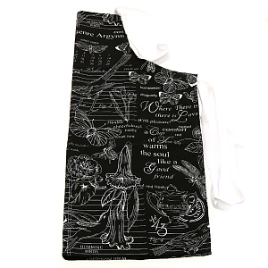 Фартук 60х70 рогожка.100%хлопок.Версаль черный587255 000000000001188753