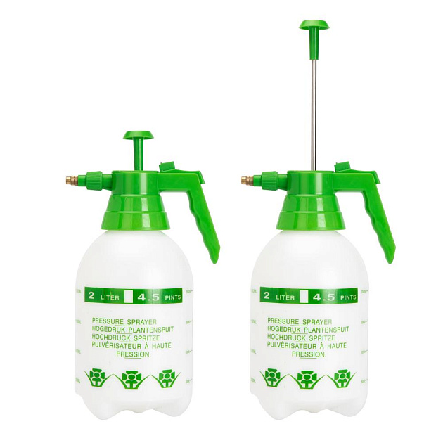 Опрыскиватель помповый 2л оранжевый/белый пластик 000000000001222691