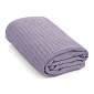 Полотенце вафельное 90x150см DE'NASTIA для бани/сауны лавандовый/сиреневый хлопок 100%