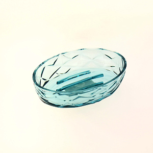 Мыльница ASTI аквамарин, пластикSWP-0670AM-D 000000000001171556