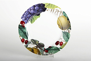 Тарелка десертная 19см КОРАЛЛ Фрукты фарфор P011-A06904 000000000001197440