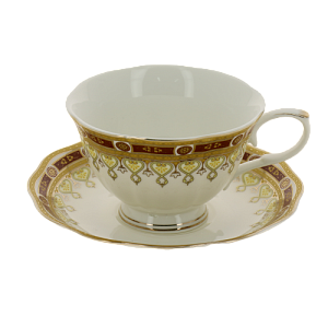 Чайная пара (чашка 220мл) BALSFORD Паллада Оригами подарочная упаковка фарфор 000000000001193931