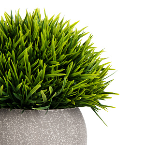 Цветок искусственный растение Трава 13см в горшке 000000000001218480