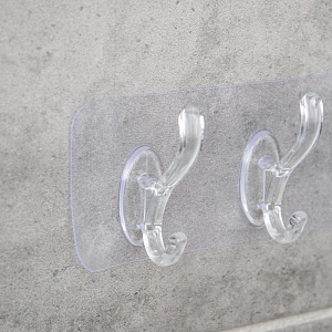 Планка на 6 крючков 42х9,5см Классик пластик 000000000001211455