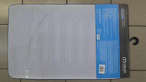 Коврик для ванной комнаты, 50*80 см, микрофибра, MI, blue lines, MMI182M 000000000001161409