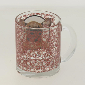 ЧАЙНАЯ Кружка 320мл ОСЗ Французская собака круговая стекло 000000000001167132