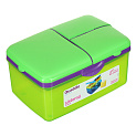 Ланчбокс 4-х секционный с бутылкой Sistema, 2л 000000000001148984