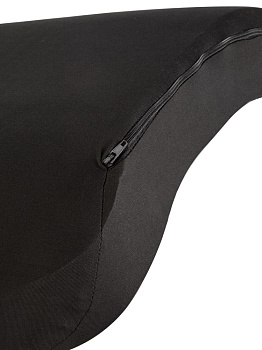 Подушка 43,5х31,5см для спины с эффектом памяти черная полиэстер 000000000001228536