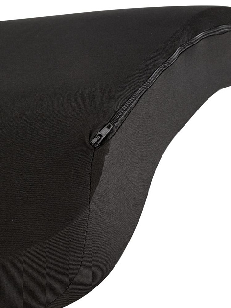 Подушка 43,5х31,5см для спины с эффектом памяти черная полиэстер 000000000001228536