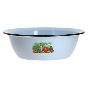 Миска 3,5л СТАЛЬ-ЭМАЛЬ с деколью эмалированная 000000000001022607