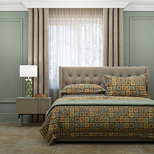 Декоративное покрывало из гобелена 160х220 в ассортименте, состав 100% п/э, подгибка С 4007 000000000001192518