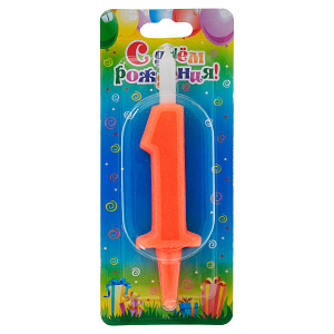 Свеча цифра для торта ОМСКИЙ СВЕЧНОЙ 000000000001166913