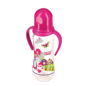 Бутылочка с соской от 0 месяцев Русские мотивы Lubby, 240-250мл 000000000001135395