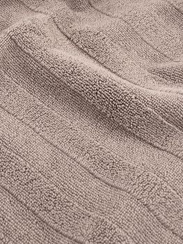 Полотенце махровое Широкая Волна 450gsm  70x130см 100% хлопок  Бежевый D100062 000000000001194320