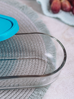 Контейнер для хранения продуктов 480мл PIANUT иранское стекло 000000000001205467