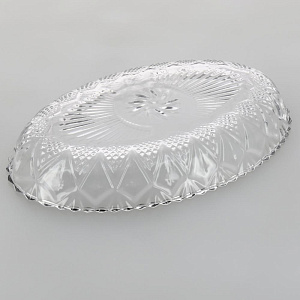 Блюдо овальное 30х20см LAROUS иранское стекло 000000000001205493