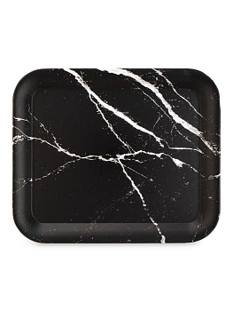 Поднос 30х20см прямоугольный мрамор в ассортименте полипропилен 000000000001227888