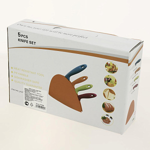 Набор ножей (4шт,подставка), нержавеющая сталь, R010609 000000000001196211