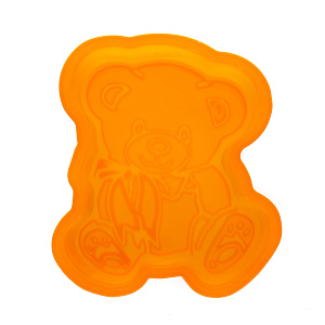 Форма для выпечки Медвежонок Marmiton, оранжевый, силикон 000000000001125398