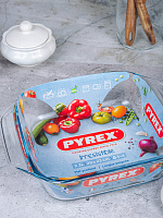 Форма для запекания 29x23x7см 2,4л PYREX OPTIMUM квадратная стекло 000000000001126273